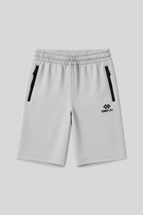 Heren Regular-fit Gebreide Sweatshorts - Image 1