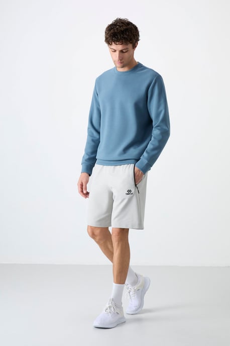 Heren Regular-fit Gebreide Sweatshorts - Image 5