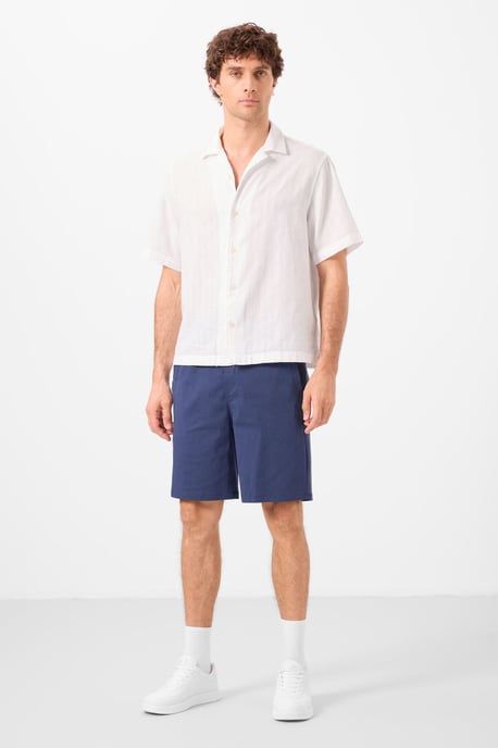 Heren Geweven Chino Shorts - Image 4