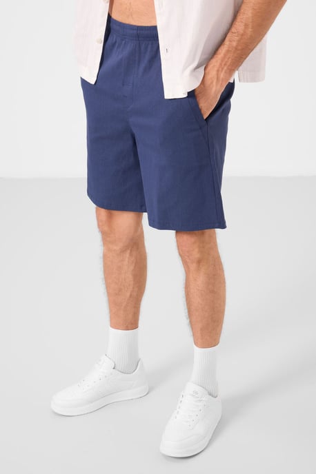 Heren Geweven Chino Shorts - Image 5