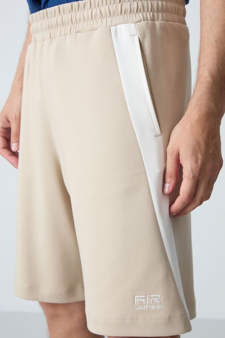 Heren Katoenen Mix Sweatshorts - Image 4