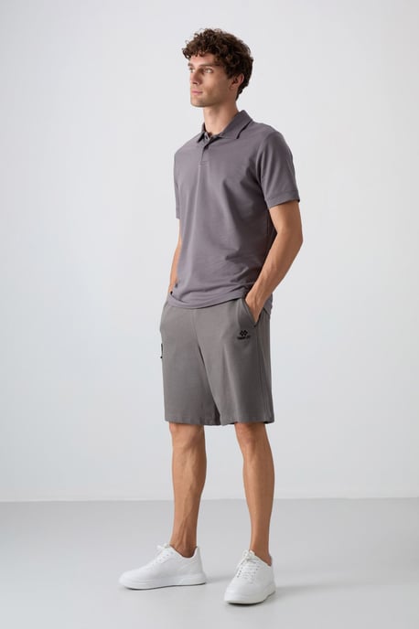 Heren Wijde Cargo Shorts - Image 2