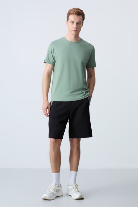 Heren Katoen Blend Sweatshorts - Image 5