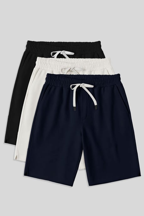 Heren Katoenmix Jersey Shorts - Image 1
