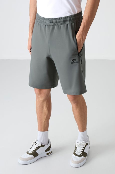Heren Regular-fit Gebreide Sweatshorts - Image 3
