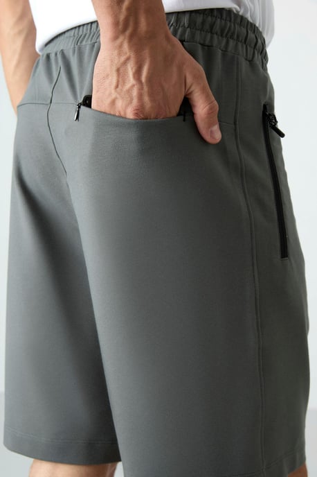 Heren Regular-fit Gebreide Sweatshorts - Image 6