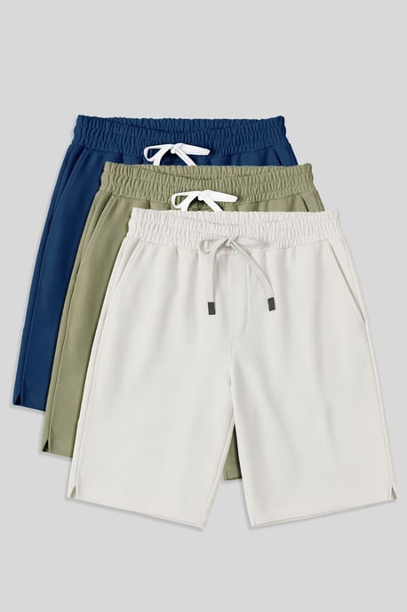 Heren Katoenmix Jersey Korte Broek - Image 1