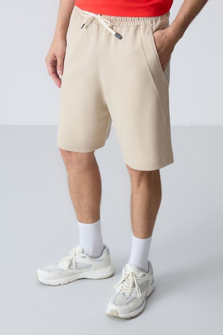 Heren Katoenmix Sweat Shorts - Image 3