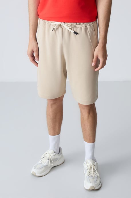 Heren Katoenmix Sweat Shorts - Image 5