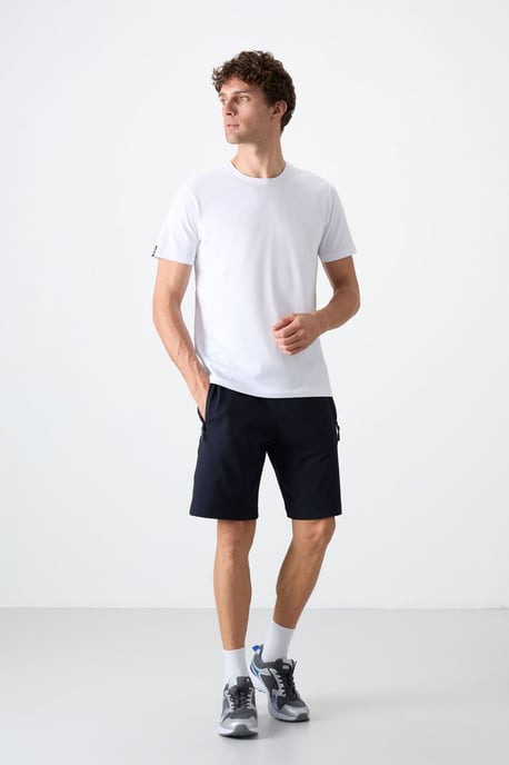 Heren Regular-fit Gebreide Sweatshorts - Image 3