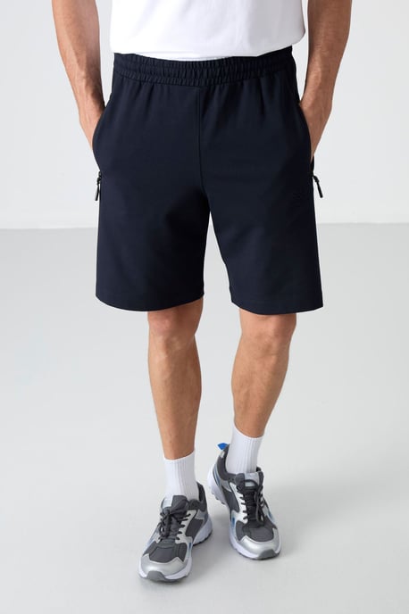 Heren Regular-fit Gebreide Sweatshorts - Image 5