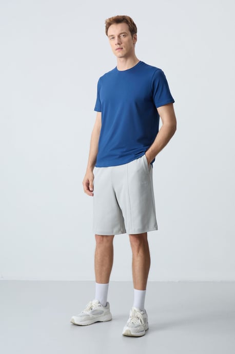 Heren Katoenmix Sweats Shorts - Image 3