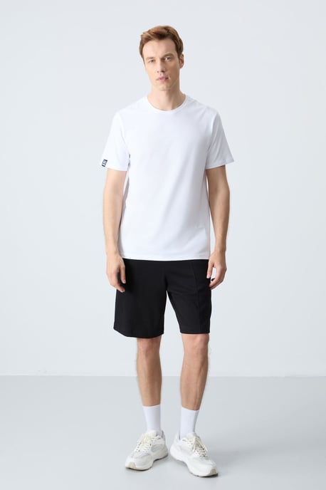 Herr Sweatshorts i bomullsblandning - Image 2