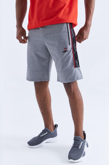 Men's Striped Jersey Shorts - Image 3