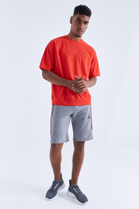 Men's Striped Jersey Shorts - Image 4