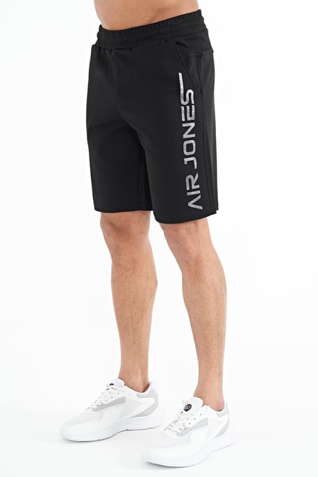 Heren Geprinte Fleece Sweatshorts - Image 3