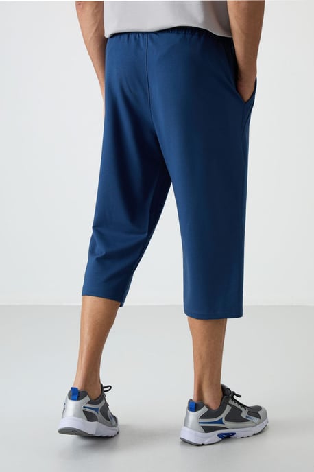 Heren Mid-waist Wijde Capri Shorts - Image 5