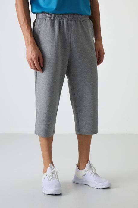 Heren Mid-waist Wijde Capri Shorts - Image 4