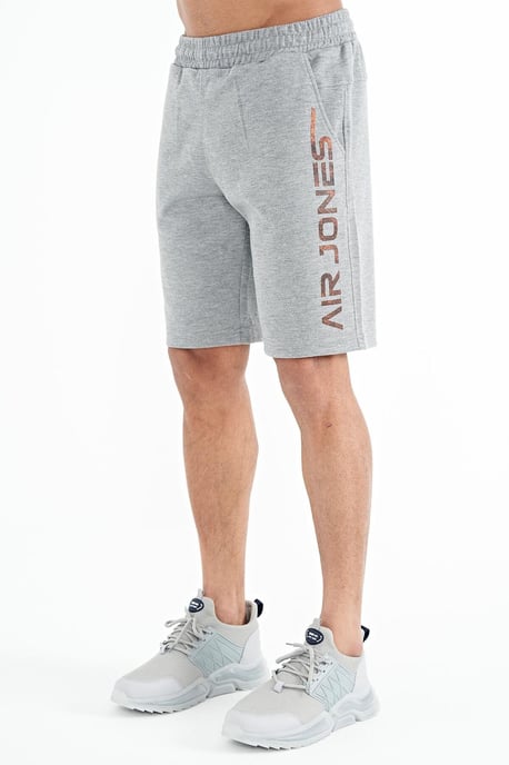 Heren Geprinte Fleece Sweatshorts - Image 3