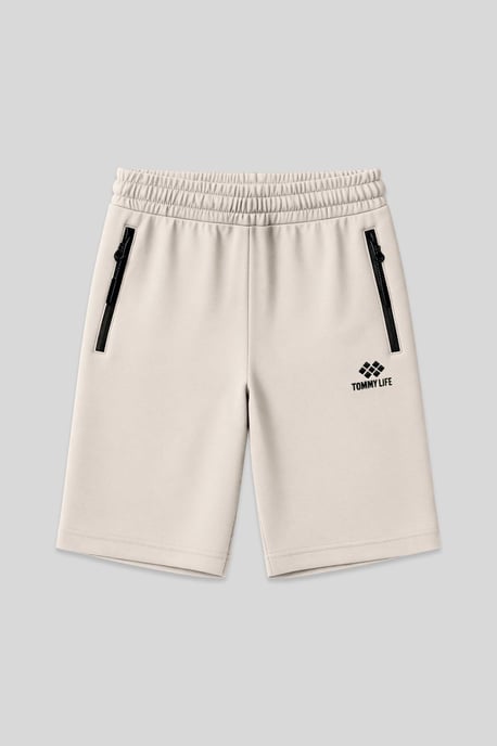 Heren Regular-fit Gebreide Sweatershorts - Image 1
