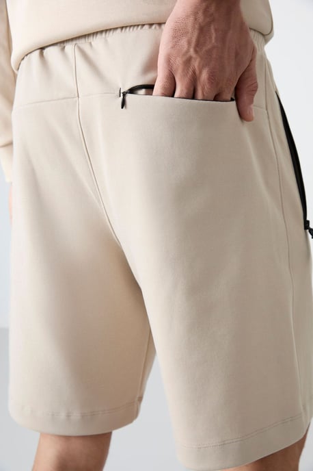 Heren Regular-fit Gebreide Sweatershorts - Image 6