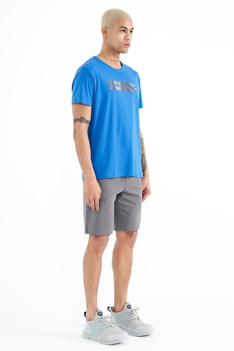 Heren Geprinte Fleece Sweatshorts - Image 6
