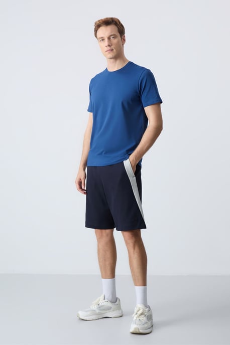 Heren Katoenen Blend Sweatsshorts - Image 1