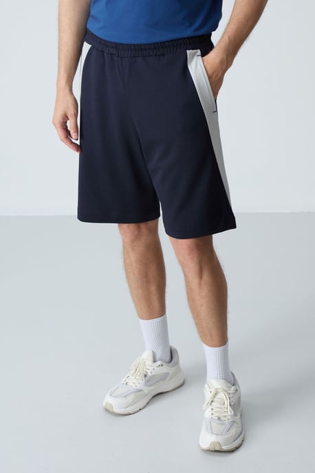 Heren Katoenen Blend Sweatsshorts - Image 2