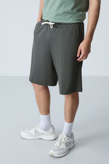 Heren Katoenmix Sweats Shorts - Image 3
