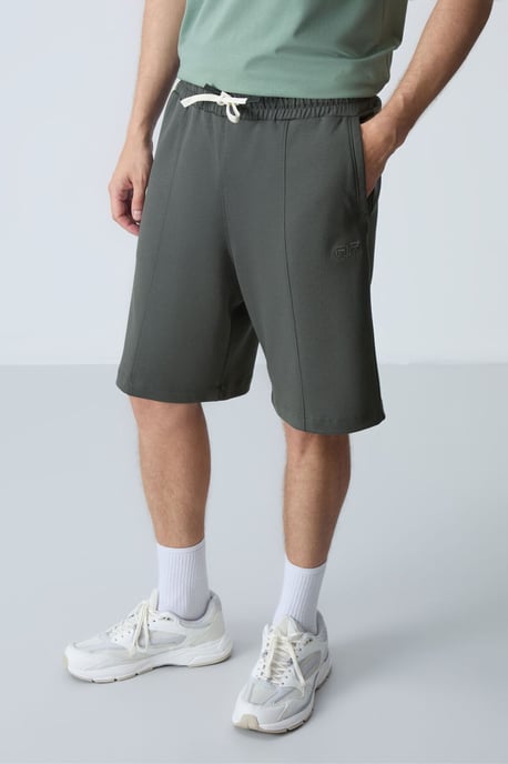 Heren Katoenmix Sweats Shorts - Image 5