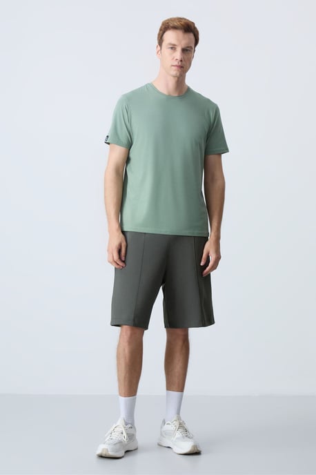 Heren Katoenmix Sweats Shorts - Image 6