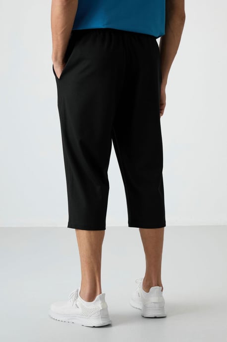 Heren Midden taille Wijde Capri Shorts - Image 5