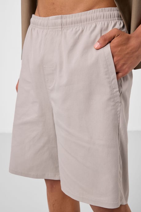 Heren Gewoven Chino Korte Broek - Image 3