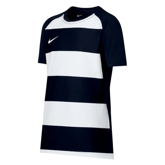 Nike Childrens/Kids Crew Neck Rugby Jersey (Black/White) - Image 3