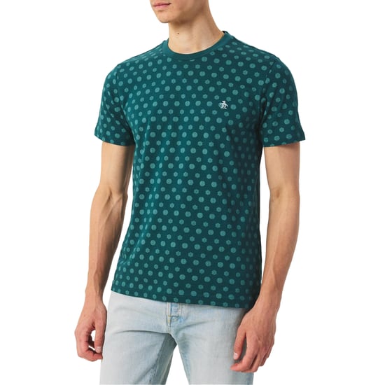 Original Penguin Mens Geometric Crew Neck T-Shirt (June Bug) - Image 3