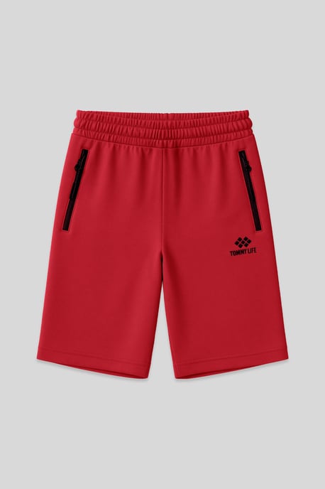 Heren Regular-fit Gebreide Sweatshorts - Image 1