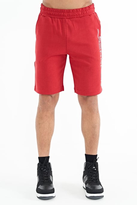 Heren Geprinte Fleece Sweatshorts - Image 2