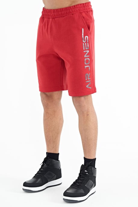 Heren Geprinte Fleece Sweatshorts - Image 3
