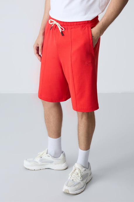 Heren Katoenmix Sweats Shorts - Image 4