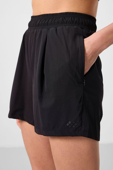 Hooggetailleerde gebreide shorts - Image 3