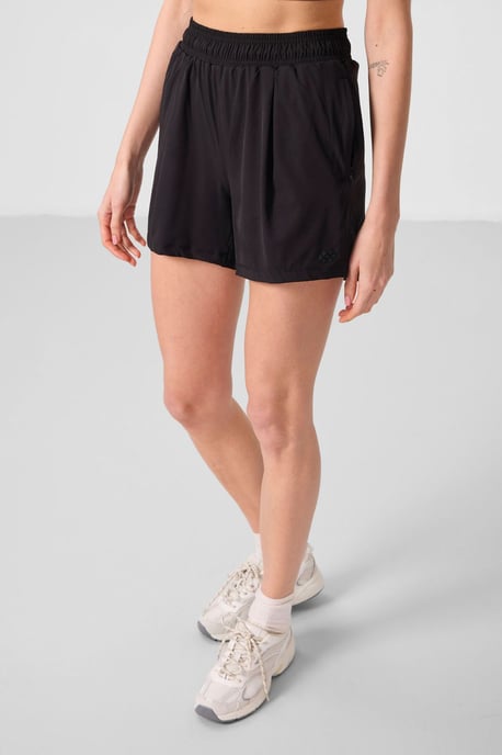 Hooggetailleerde gebreide shorts - Image 4
