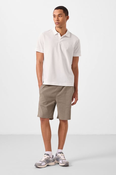 Heren Geweven Chino Shorts - Image 5