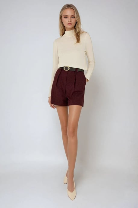 Hoge Taille Mini Shorts - Image 2