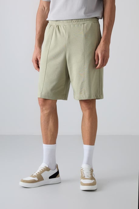 Heren Gebreide Sweatshorts - Image 2