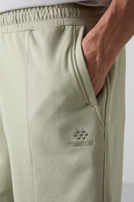 Heren Gebreide Sweatshorts - Image 3