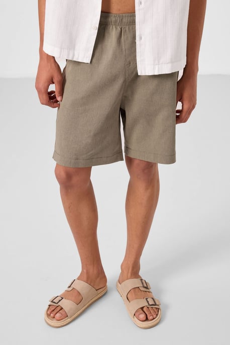 Heren Regular Fit Chino Shorts - Image 2