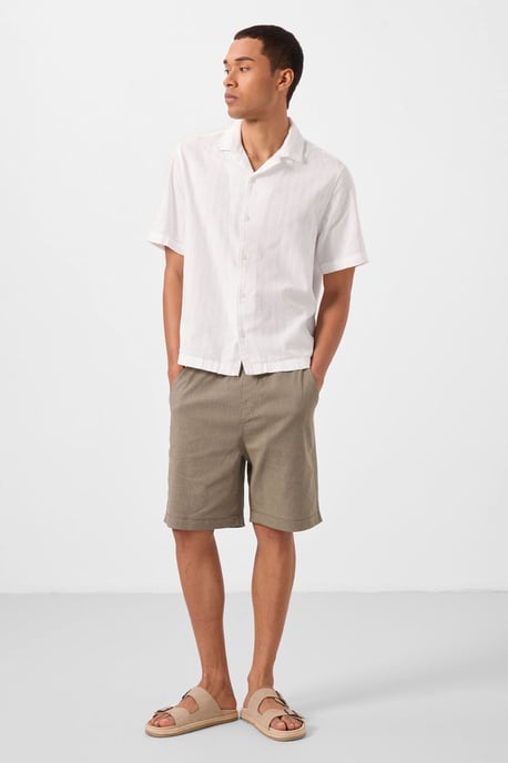 Heren Regular Fit Chino Shorts - Image 4