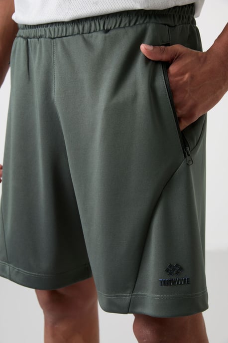 Heren Polyester Gebreide Sweatershorts - Image 3