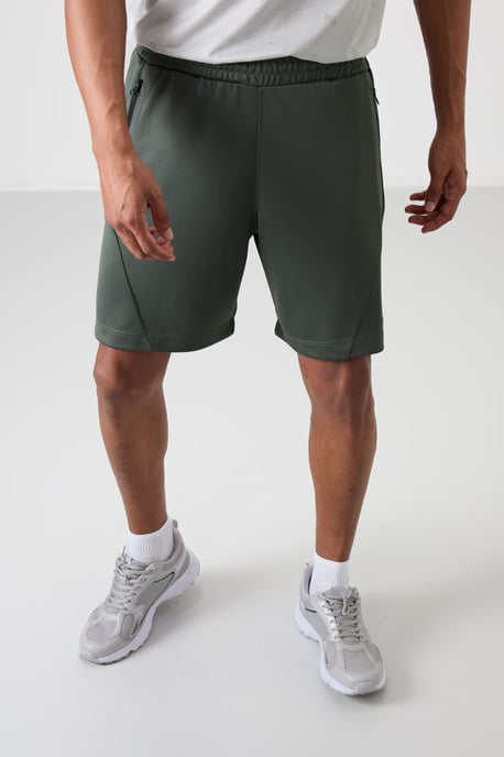 Heren Polyester Gebreide Sweatershorts - Image 4