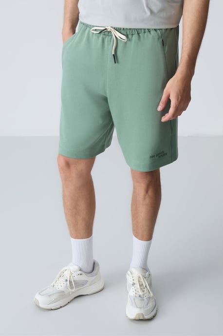 Heren Regular Fit Jersey Shorts - Image 4